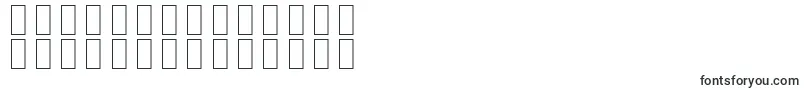 フォントF820RomanRegular – アラビア文字